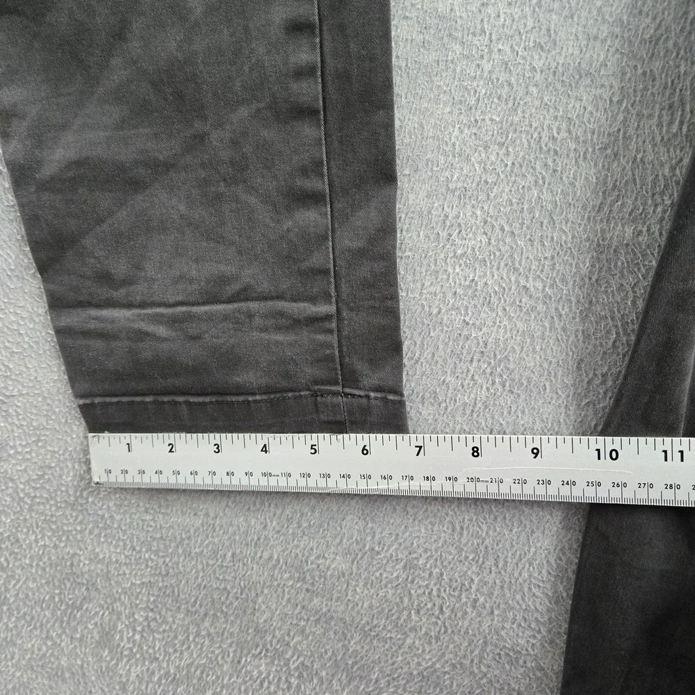 Banana Republic Men Pants 32X34 Gray‎ Chino Skinny Button Slim 33